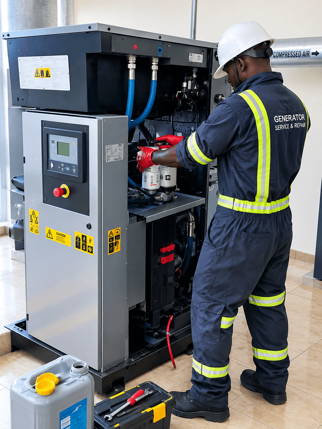 Scheduled inspection or job sheet in use